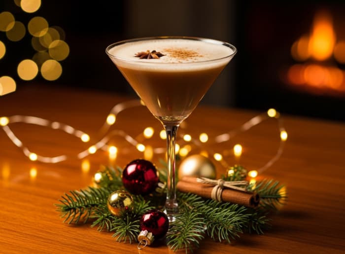 Christmas cocktails with Indian spices