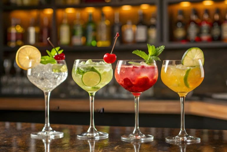 sugar in alcoholic drinks