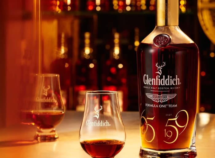 William Grant & Sons spirits portfolio featuring Glenfiddich, Monkey Shoulder, Hendrick's Gin and Grant's whisky